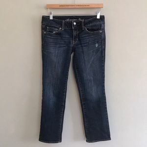American Eagle Artist Denim Capris Sz 6 EUC